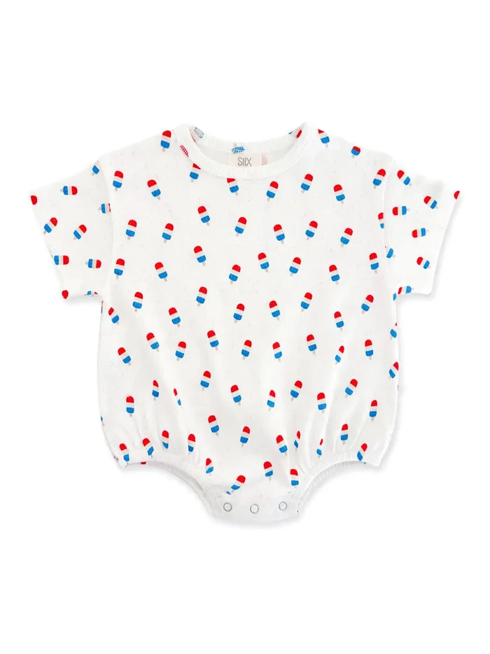 SIIX Collection- Popsicle Organic Pointelle T-Shirt Bubble