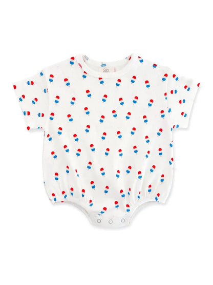 SIIX Collection- Popsicle Organic Pointelle T-Shirt Bubble