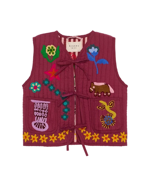 Sissel Mini - Honey Mini Vest in Fairytale