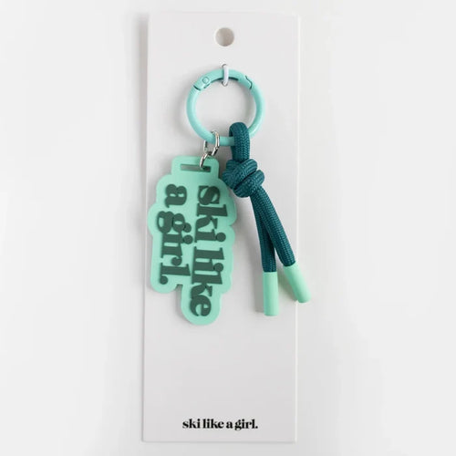Ski Like a Girl - Bag Charm