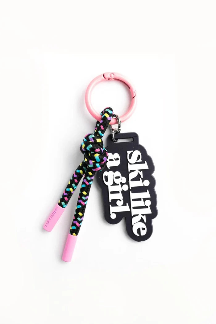 Ski Like a Girl - Bag Charm
