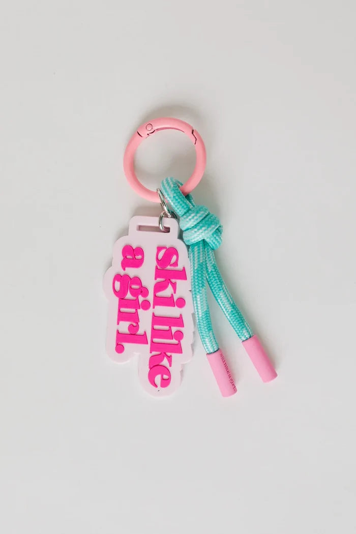 Ski Like a Girl - Bag Charm