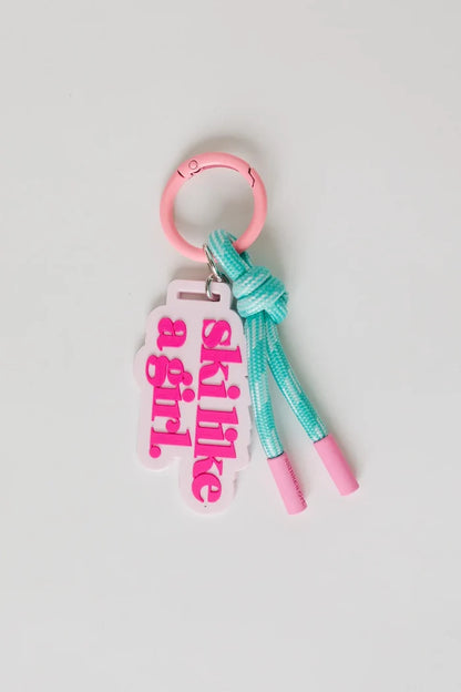 Ski Like a Girl - Bag Charm