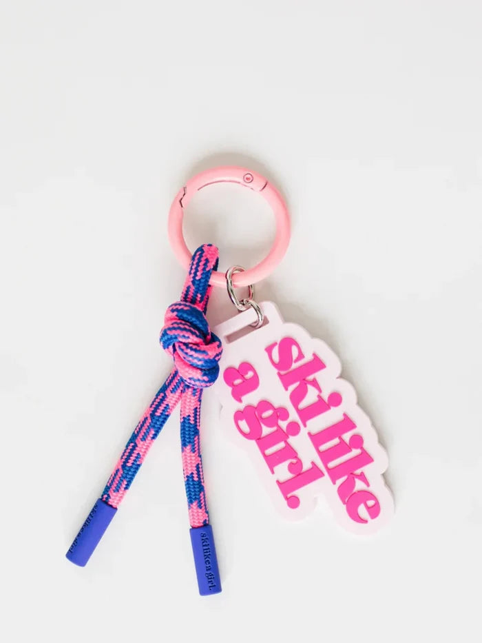 Ski Like a Girl - Bag Charm