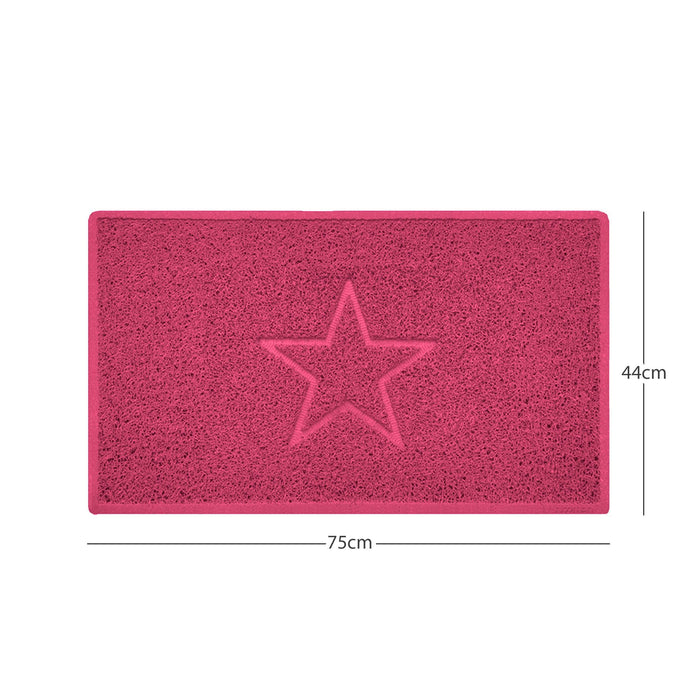Pink / 75cm x 44cm / Yes (Suitable for Indoors)