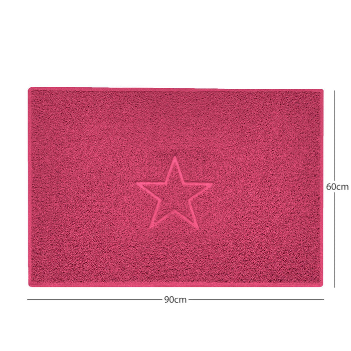 Pink / 90cm x 60cm / Yes (Suitable for Indoors)