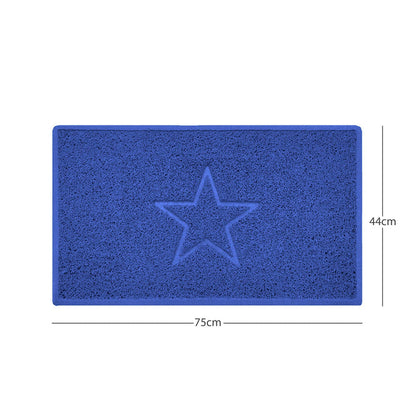 Blue / 75cm x 44cm / Yes (Suitable for Indoors)