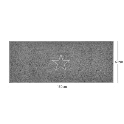 nicoman grey spaghetti indoor mat, multi colour options, free delivery, uk made