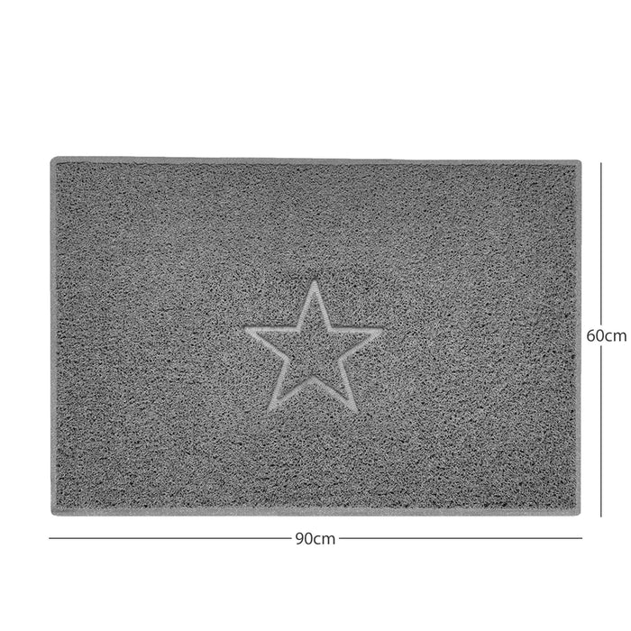 Grey / 90cm x 60cm / Yes (Suitable for Indoors)