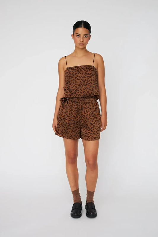 Stella Nova – Animal Printed Silk Top