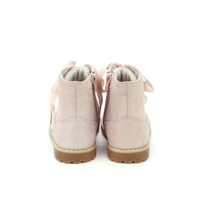 Toddler Girl's Combat Boot - Stellina Blush Pink Boot - L'Amour Shoes