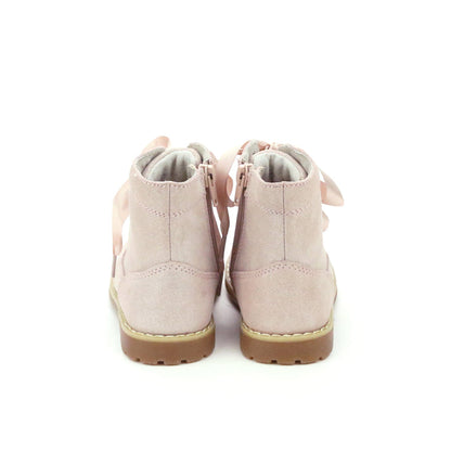 Toddler Girl's Combat Boot - Stellina Blush Pink Boot - L'Amour Shoes
