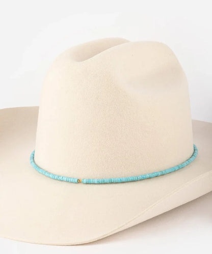 Stone Beaded Hat Band