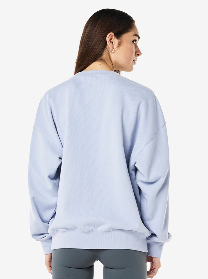 Summit Sweat in Heather Blue