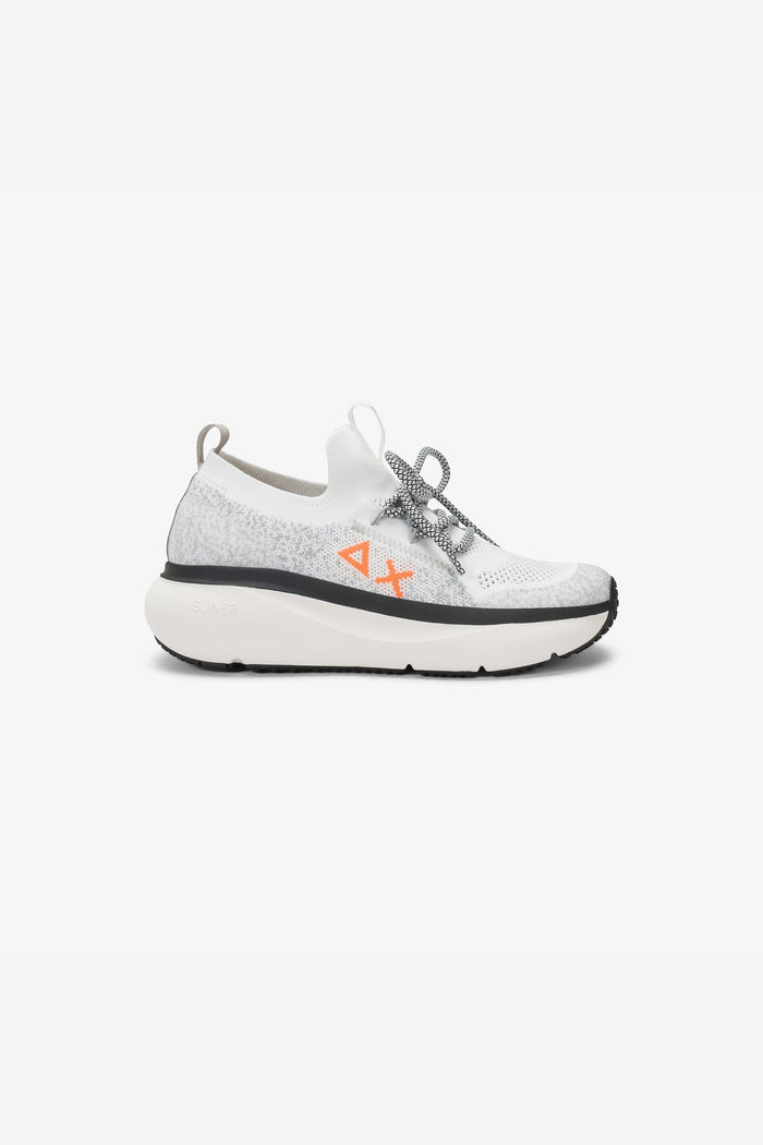 Sun 68 Sneakers Jupiter Knit Bianco Bambino