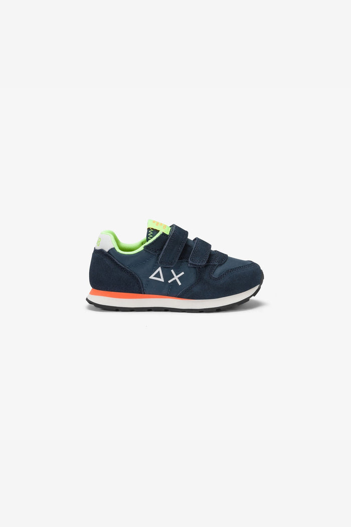 Sun 68 Sneakers Tom Fluo Blu Bambino