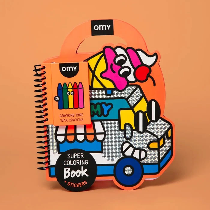 Super Coloring & Sticker Book- Yummy