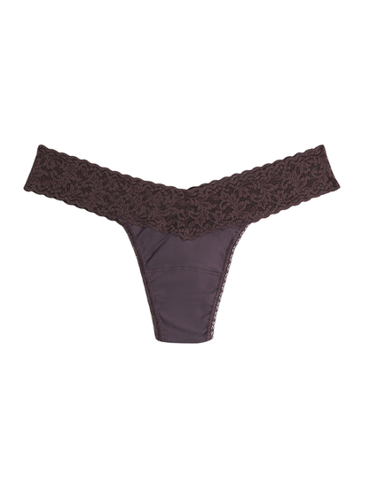Supima® Cotton Low Rise Thong Dusk