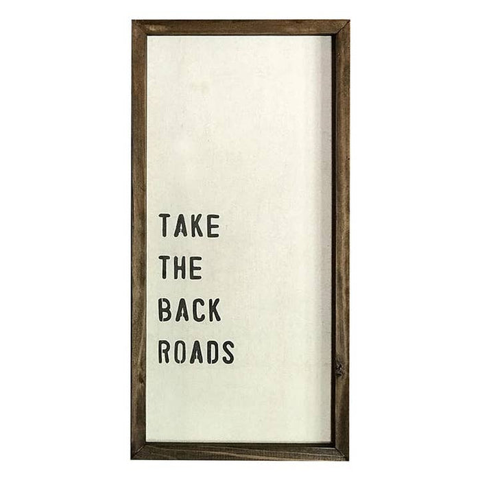 Take the Back Roads Wall Art