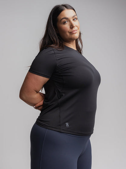 Taylor Run Tee in Black