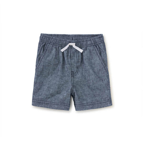 Tea Collection – Chambray Shorts in Indigo