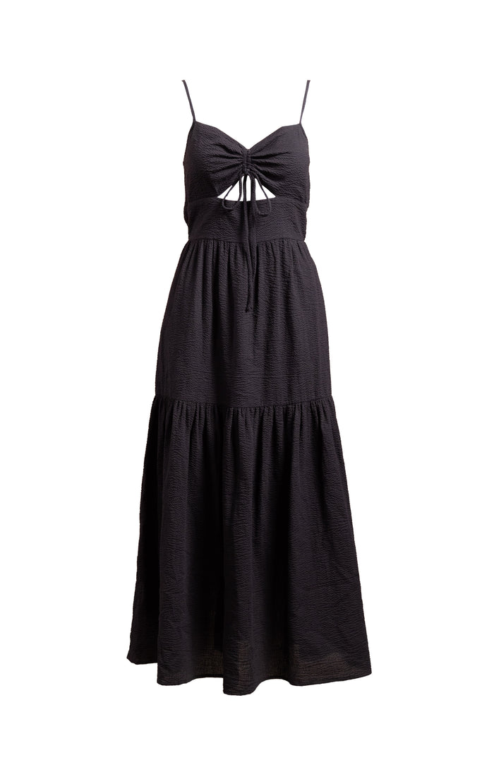 Terra Rusched Maxi Dress