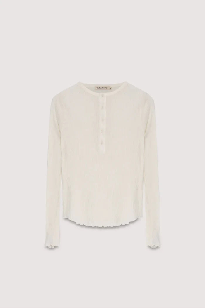 The New Society – Enea Tee in Moonlight White