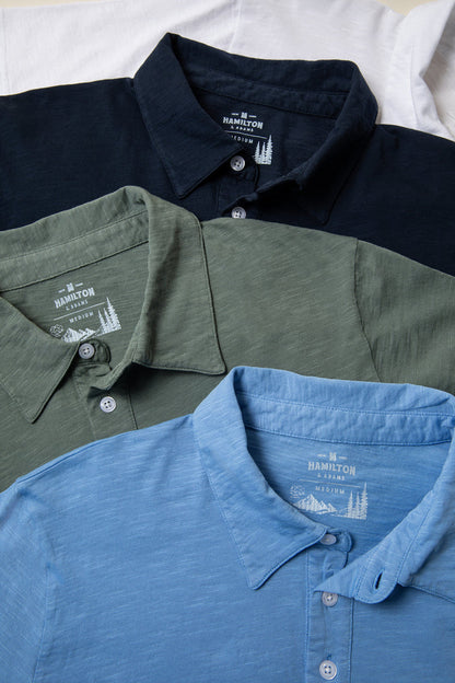 The Pearl Street Polo - White
