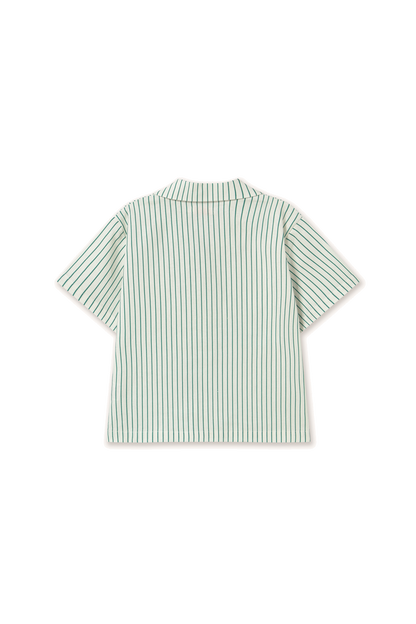 Tiny Cottons – Emerald Stripes Shirt