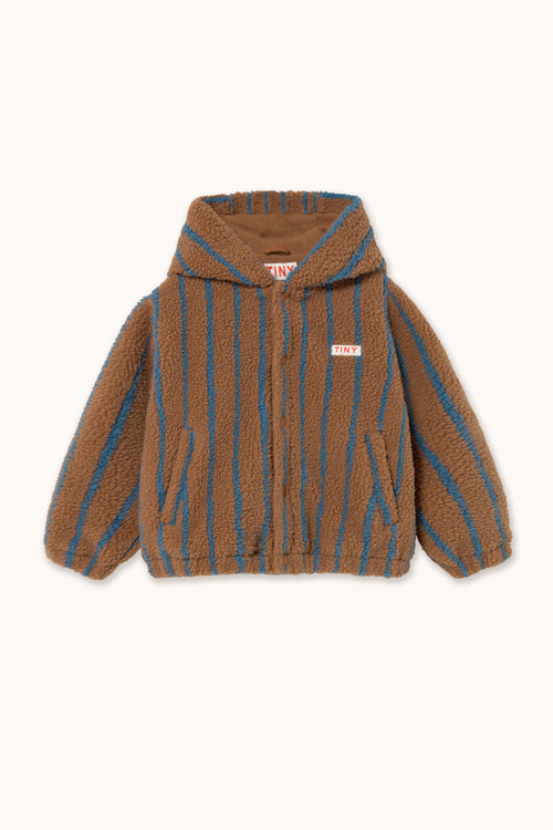 Tiny Cottons – Lines Sherpa Hoodie