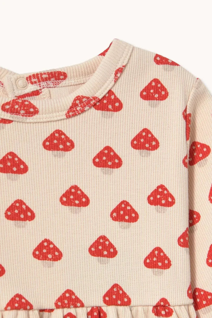 Tiny Cottons – Mini Mushrooms Rib Dress