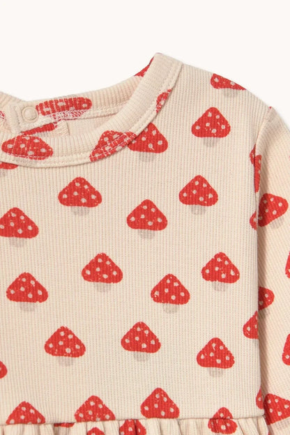Tiny Cottons – Mini Mushrooms Rib Dress