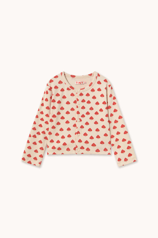 Tiny Cottons – Mini Mushrooms Rib Kids Cardi Longsleeve