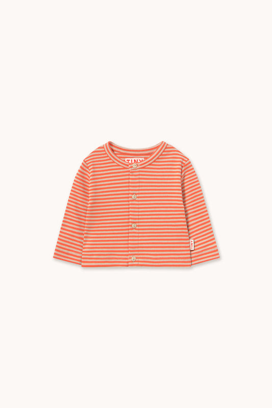 Tiny Cottons – Stripes Baby Jacket in Poppy