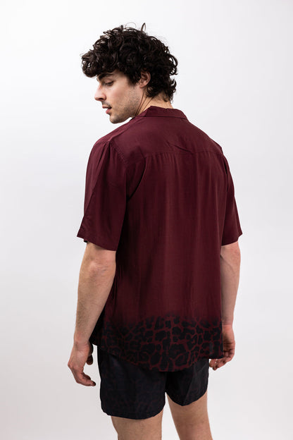 Tooco Men Bowling Shirt Short Sleeve Uomo