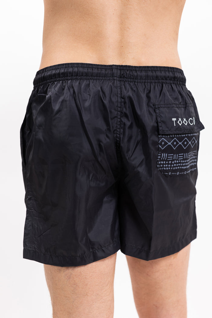Tooco Menclassic Beachwear Essential Nero Uomo