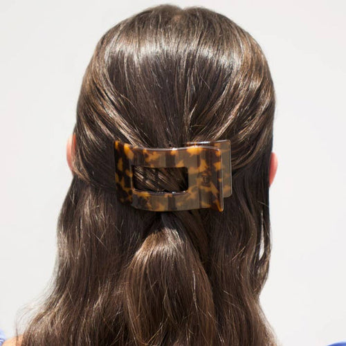 Tortoise Small Flat Rectangle Clip