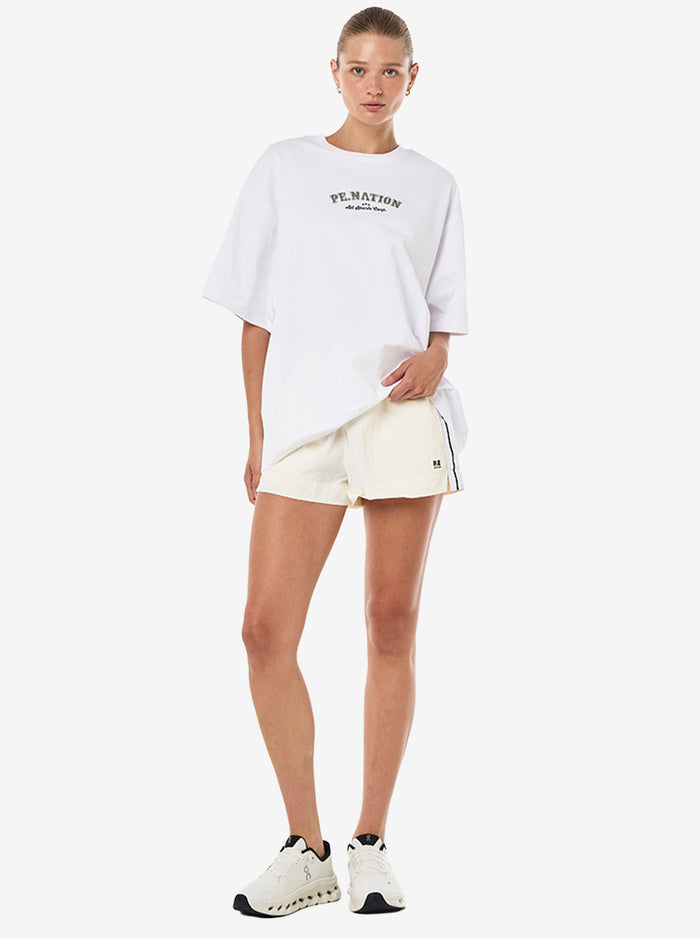 Trial Tee in Optic White