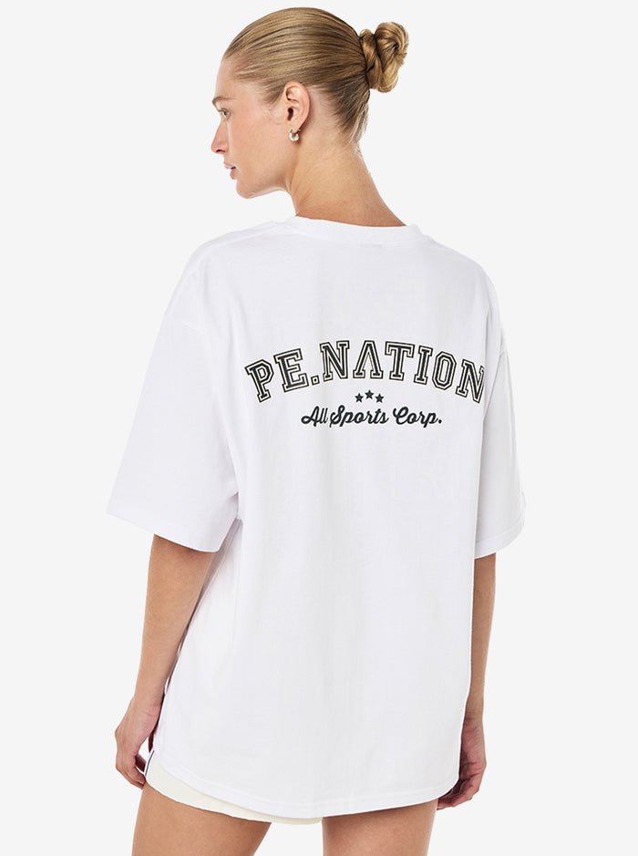 Trial Tee in Optic White
