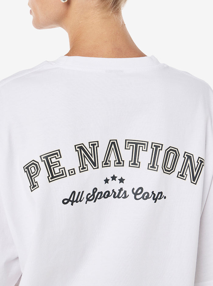Trial Tee in Optic White