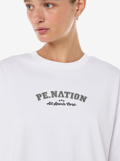 Trial Tee in Optic White