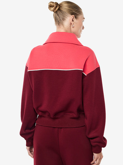 Triumph Jacket in Cabernet & Strawberry