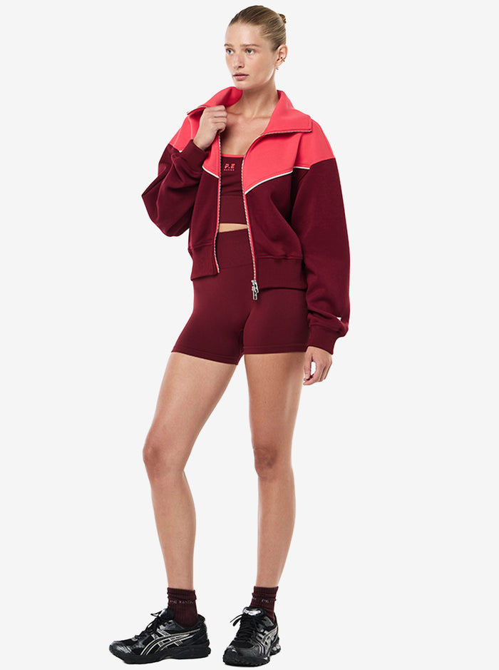 Triumph Jacket in Cabernet & Strawberry