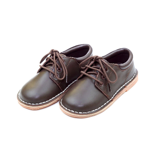 Tyler Brown Stitch Down Leather Lace Up Shoe - L'Amour Shoes