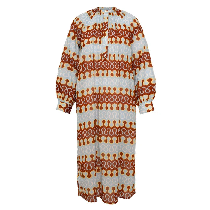 V De Vinster – Rio Dress in Blue Multi