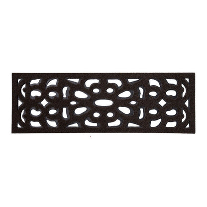 Victorian Style Eco Outdoor Door Mat - Chocolate