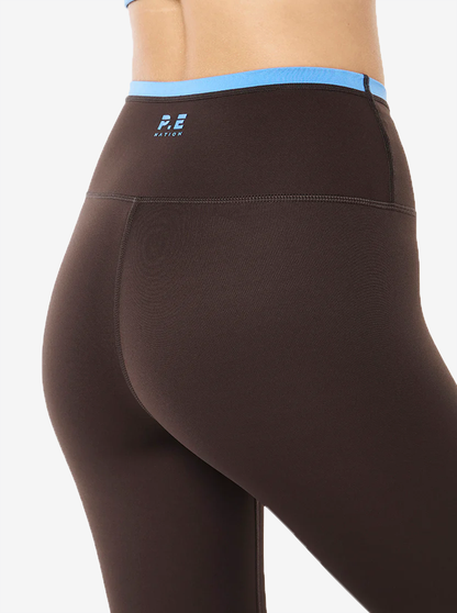 Vita Full Length Legging in Coffee & Marina