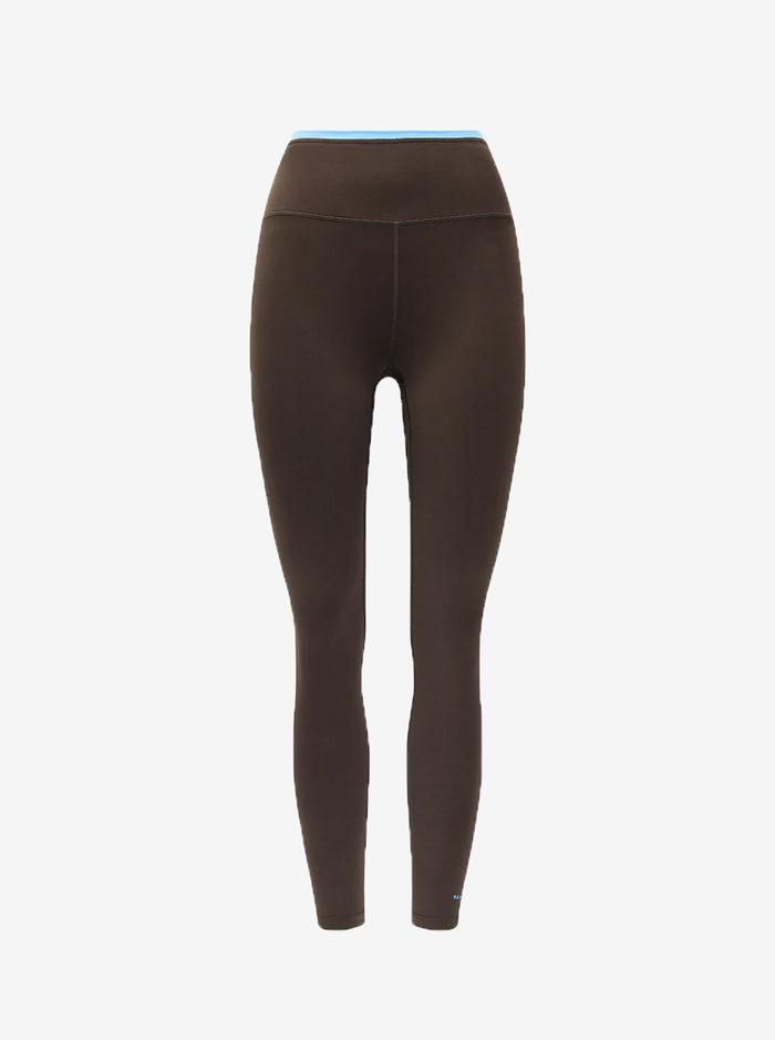 Vita Full Length Legging in Coffee & Marina