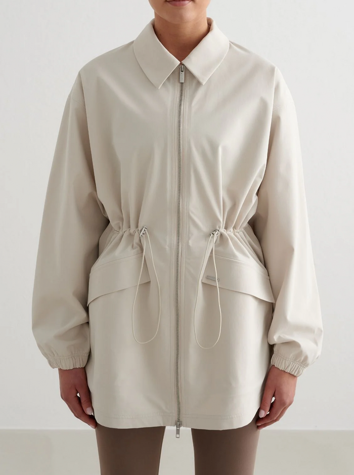 Waterproof Zip Jacket in Clay