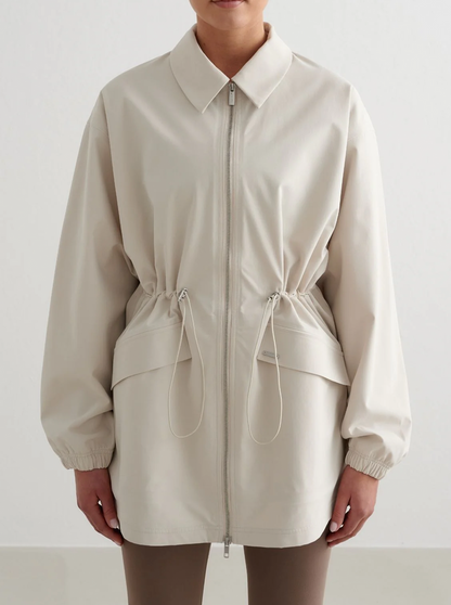 Waterproof Zip Jacket in Clay